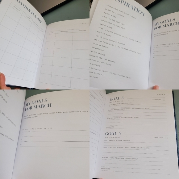 Hardbound leather like notebook journal - Picture 5 of 9